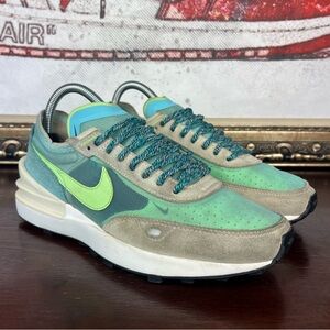Nike Waffle One Women's Athletic Shoes Size 7.5 "Scream Green" Running Soes